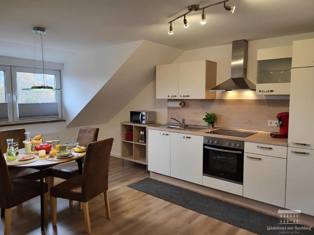 Komfort Ferienwohnungen Mit Wellness-Garten - Gaestehaus Am Bachlauf - Losheim Am See Dış mekan fotoğraf